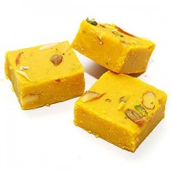 Kesar Burfi (Agarwal Sweets)