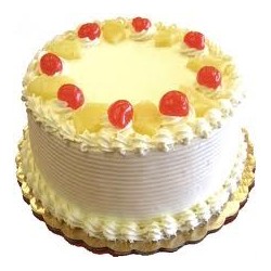 Pineapple Eggless Cake (Cakes & Bakes)