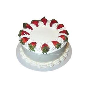 Strawberry Eggless Cake (Cakes & Bakes)