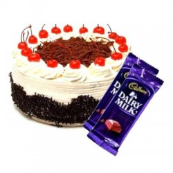 Blackforest Cake n Dairy milk combo