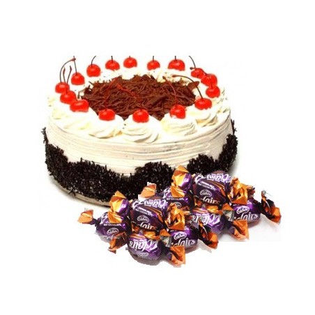 Blackforest Cake n  25 eclairs combo