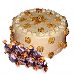 Butterscotch Cake n  25 eclairs combo