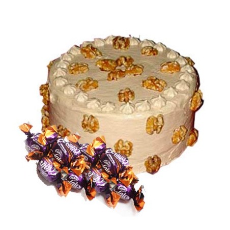 Butterscotch Cake n  25 eclairs combo