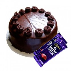 Chocolate Truffle Cake n Dairy milk combo