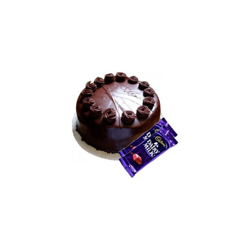 Chocolate Truffle Cake n Dairy milk combo