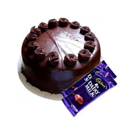 Chocolate Truffle Cake n Dairy milk combo