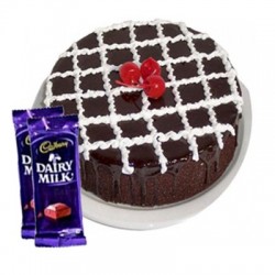 Chocolate Truffle Cake n Dairy milk combo2