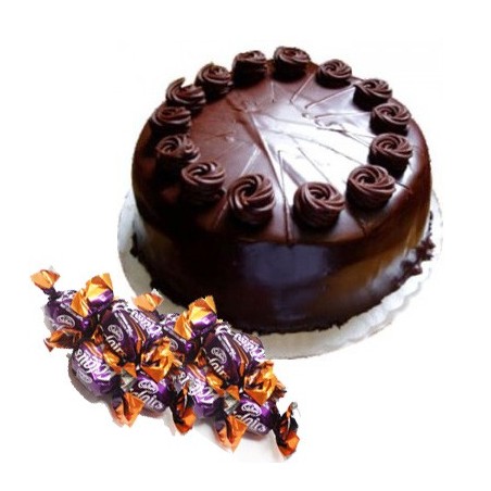 Chocolate Truffle Cake n  25 eclairs combo