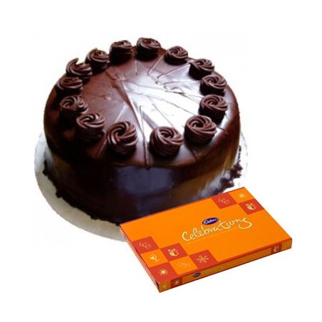 Chocolate Truffle Cake n Celebration combo