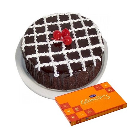 Chocolate Truffle Cake n Celebration combo2