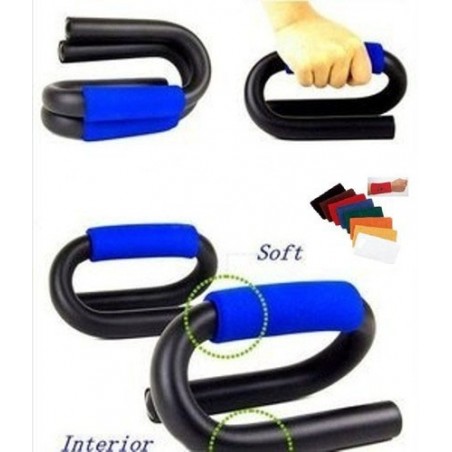 Push Up Bars,Best Pushup Bars Dip Stand S-Shaped Spiral With Soft Grip+W Band