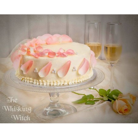 Rose Water & White Chocolate cake