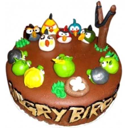 Angry Birds Theme Cake 1 KG