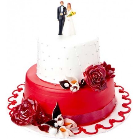 Glamorous Wedding Cake 3 KG