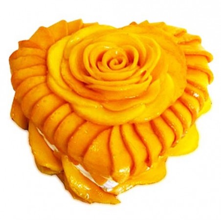 Heart Mango Cake 1 KG