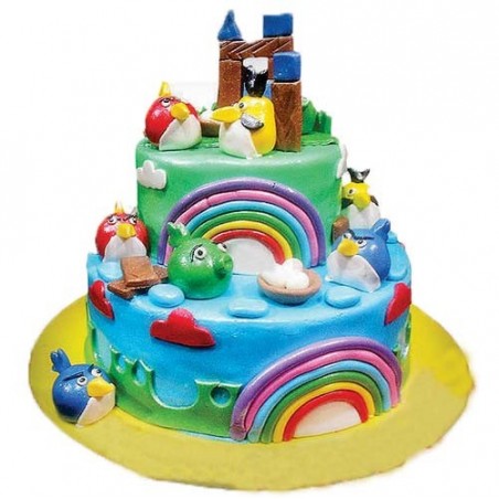 Rainbow Angrybird Theme 4 KG