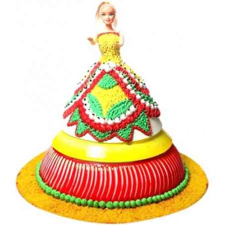 Tall Barbie Doll Cake 2.5 KG