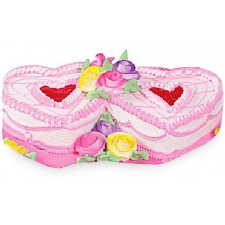 Twin Heart Cake 1.5 KG