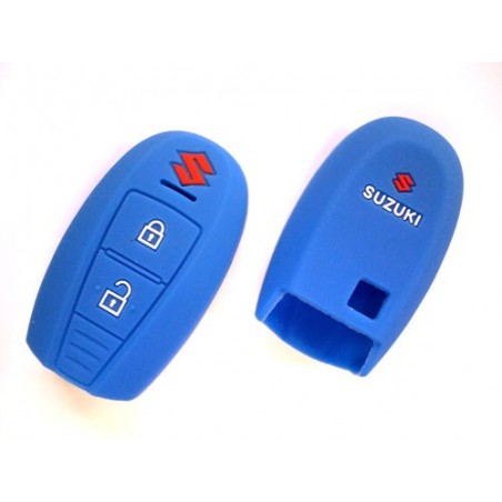 This Is The Listing Of Onesilicone Key Cover For Suzuki Ciaz / Smart 3 Button Key (Blue)