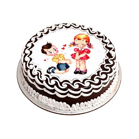 Valentine Photo Cake-1kg