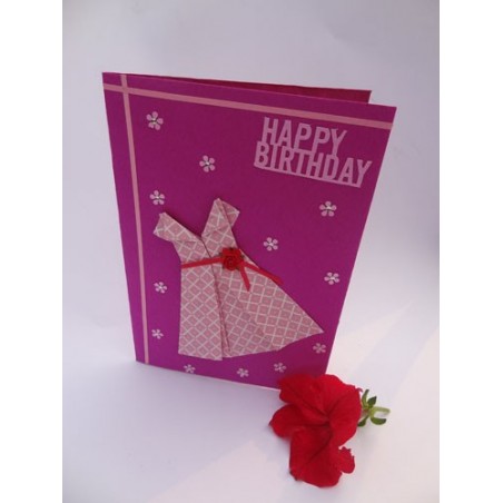 So sweet Dress Birthday card for her