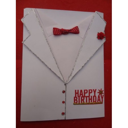 Tuxedo Birthday Card for Him