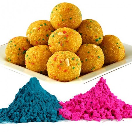 Gulal With Besan Laddoo