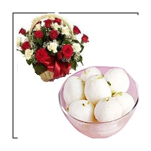 Bengali New Year Rose Basket